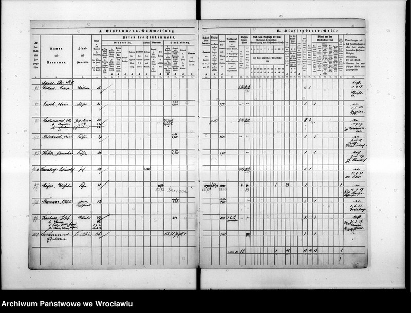 image.from.unit.number "Klassensteuerrolle nebst Eikommens - Nachweisung"