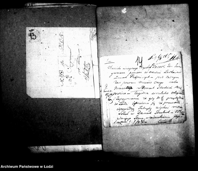 Obraz 12 z jednostki "Akta tyczące się budowy domów przez prządków"