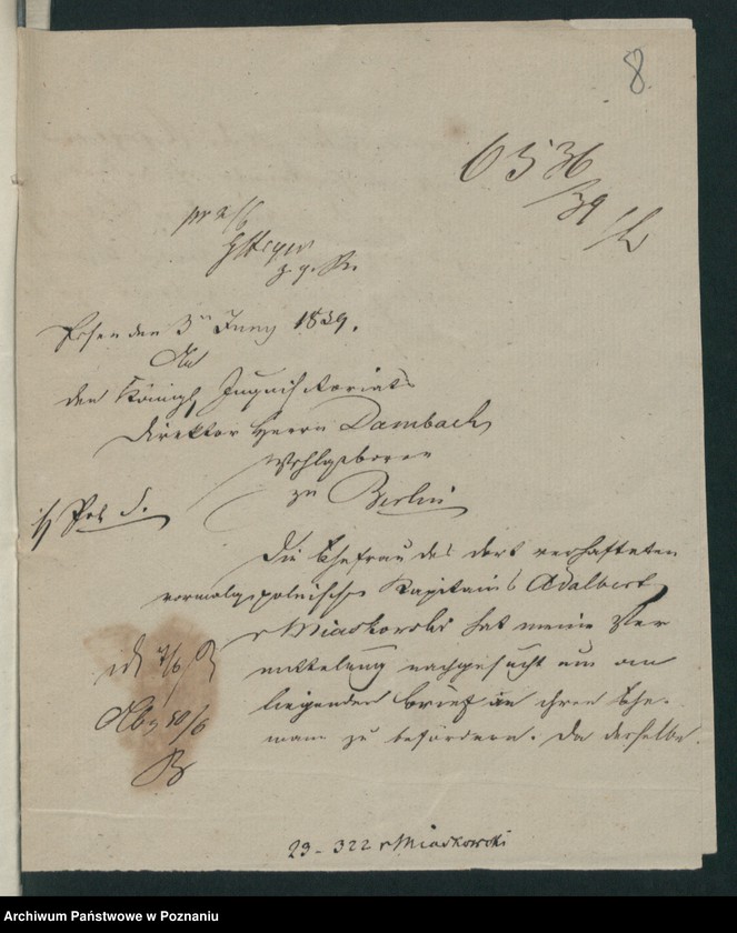 Obraz 11 z jednostki "A. betr. Adalbert von Miaskowski, ehemaliger Kapitän"