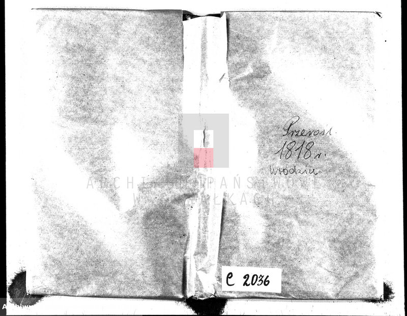 image.from.unit.number "Akta Gminy Przeroslskiey Urodzonych od Dnia 1- wszego Stycznia 1818 Roku"