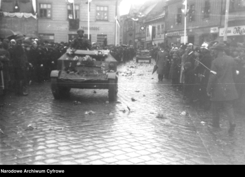 Obraz 6 z jednostki "Zajęcie Zaolzia - wkroczenie wojsk polskich do Frysztatu"
