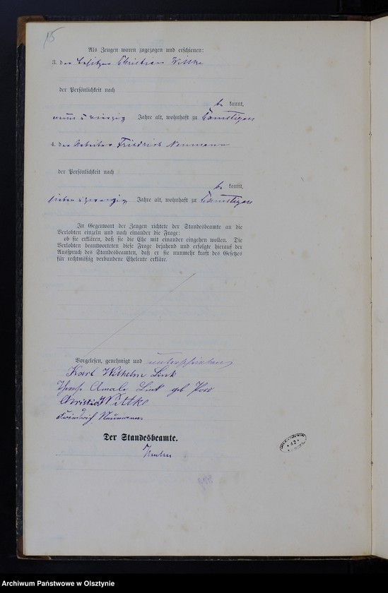 image.from.unit.number "Heiraths-Haupt-Register Nr 1 - 26"