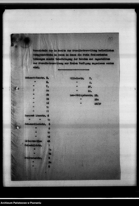 Obraz 15 z jednostki "Wohnungsfürsorge und Büroraumbeschaffung."