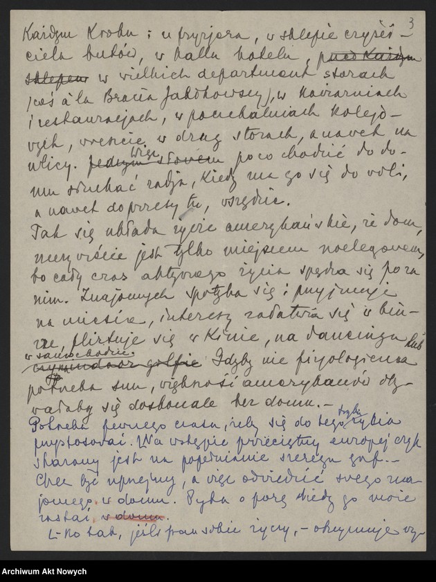 Obraz 5 z jednostki "Artykuły o wrażeniach z podróży po St. Zjednoczonych, pisane prawdopodobnie dla "Kuriera Warszawskiego" lub "ABC""