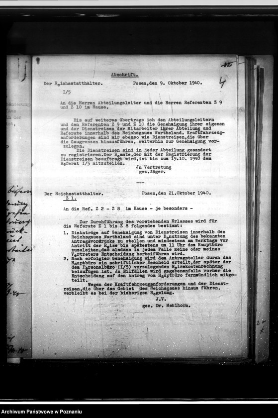 Obraz 8 z jednostki "Vorgänge betrefend Geschäftsordung (Umgestaltung)"