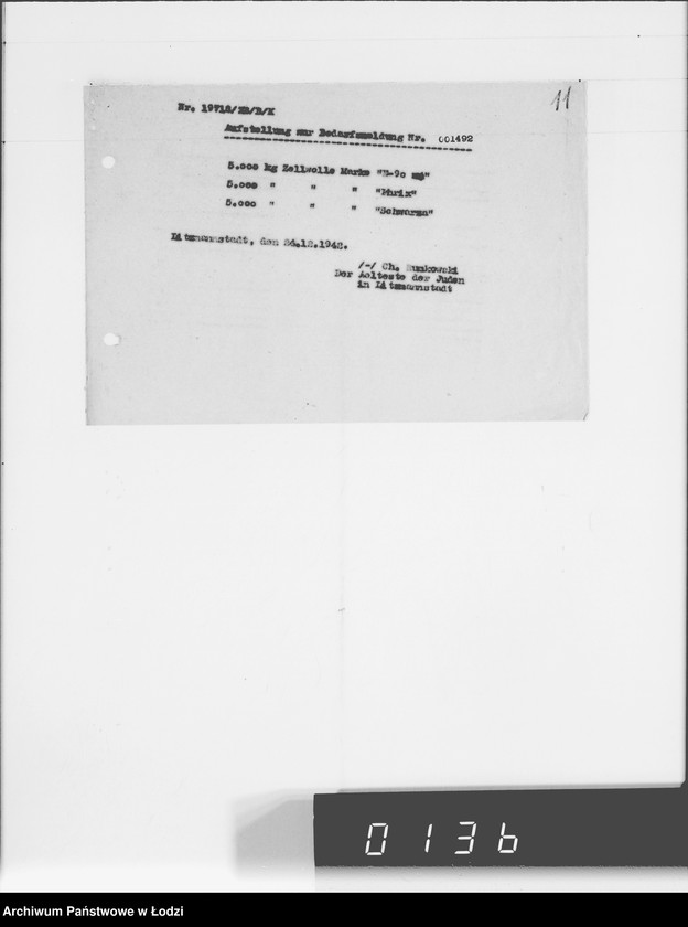 Obraz 15 z jednostki "Lumpen gegen Zellwolle [dostawa z Getta]"