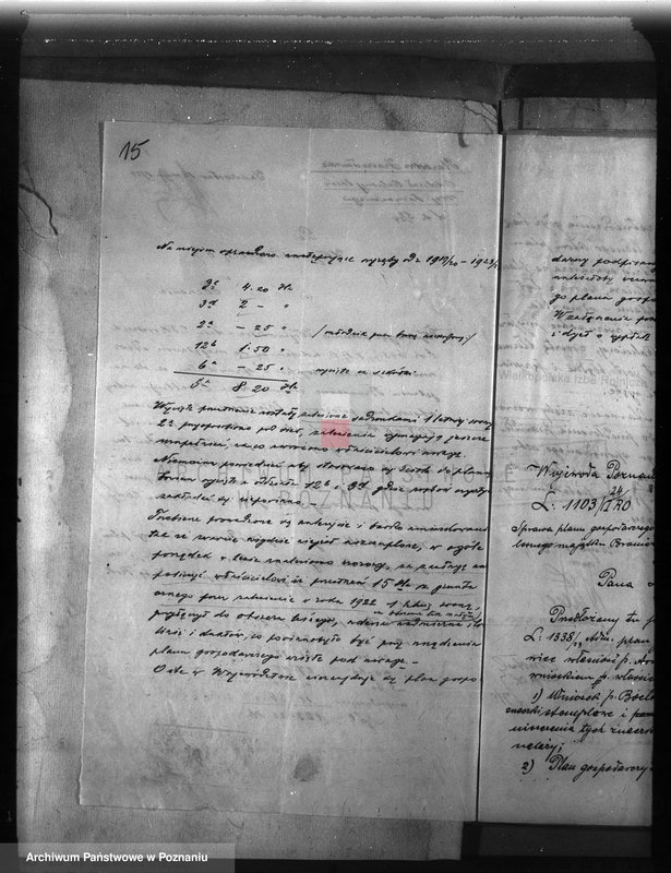 Obraz 19 z jednostki "Majętność leśna /Bronie wiec/ powiat mogileński"