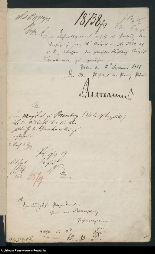 Obraz 16 z jednostki "A. betr. den Auskunft über Ausländer Lit. D"