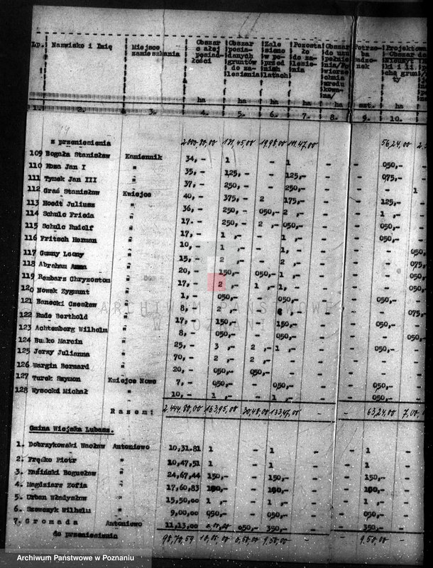 Obraz 18 z jednostki "Plan zalesiania majątków w powiecie czarnkowskim"