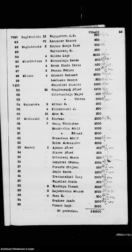Obraz 19 z jednostki "Rejestr poborczy"