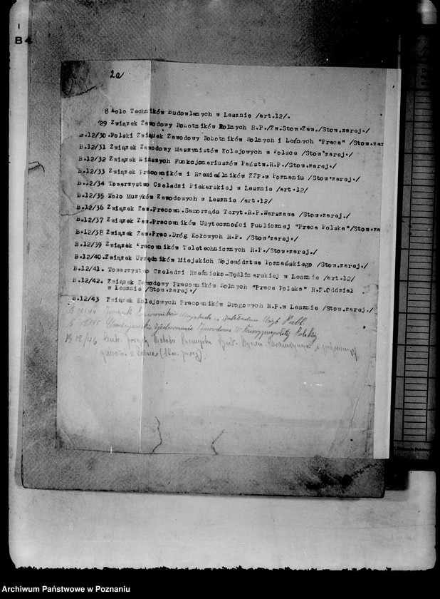 Obraz 7 z jednostki "Spisy spraw Wydziału Społeczno-Politycznego"