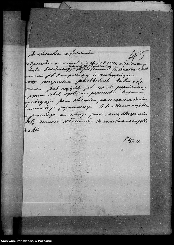 Obraz 10 z jednostki "Administracja majątków - generalia"