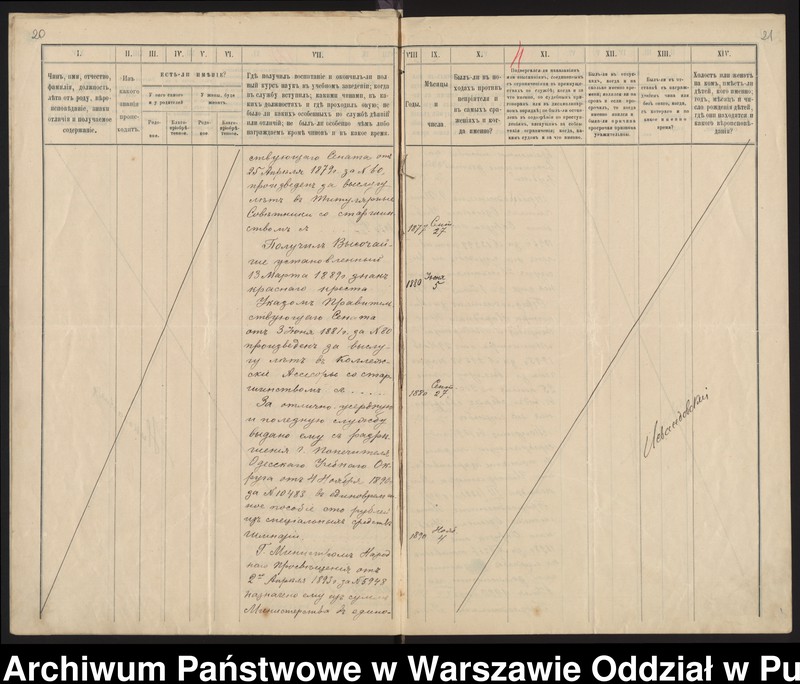 image.from.unit.number "Przebieg pracy nauczyciela gimnazjum Komornickiego Michała syna Grzegorza"