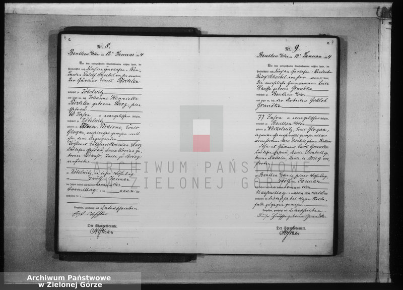 Obraz 9 z jednostki "[Księga aktów zgonów rok 1894 od nr 1 do nr 124]"