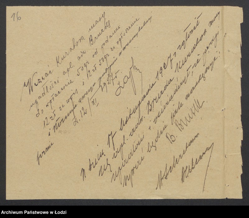 Obraz 18 z jednostki "Szmul Piotrowski, Szaja Piotrowski- kupno i sprzedaż towarów manufakturowych"