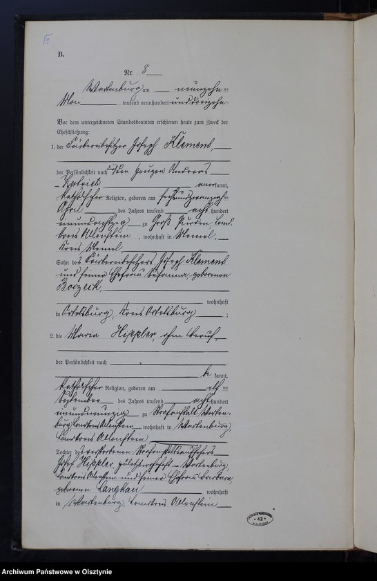 image.from.unit.number "Heirats-Haupt-Register Nr 1 - 28, 1-24"