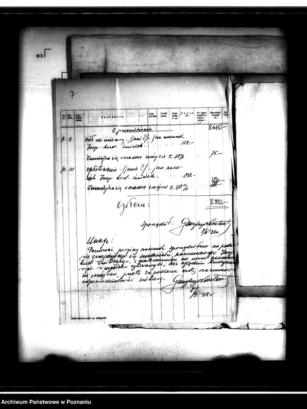 Obraz 12 z jednostki "Operat szacunkowy majątku Gorki-Zagajne powiatu szubińskiego"