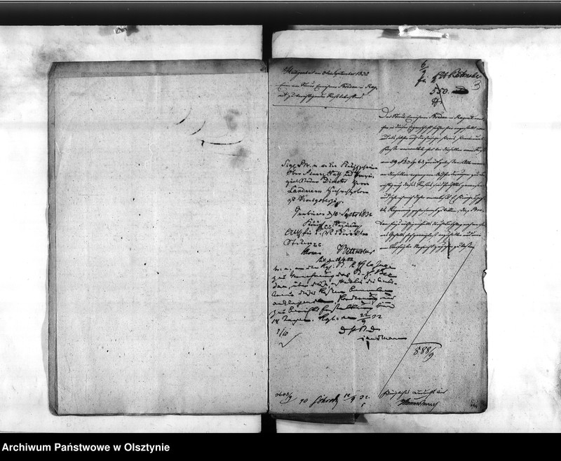 image.from.unit.number "Abtheilung des Innern. Beschwerden wieder den Kreis Secretair Czwalina in Heiligenbeil"