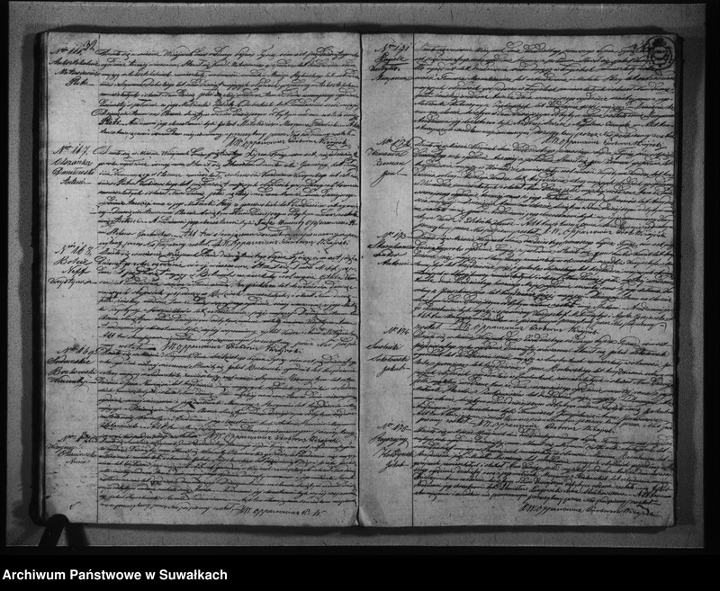 image.from.unit.number "Duplikat urodzonych, zaślubionych i umarłych parafii wiżajńskiej z roku 1850"