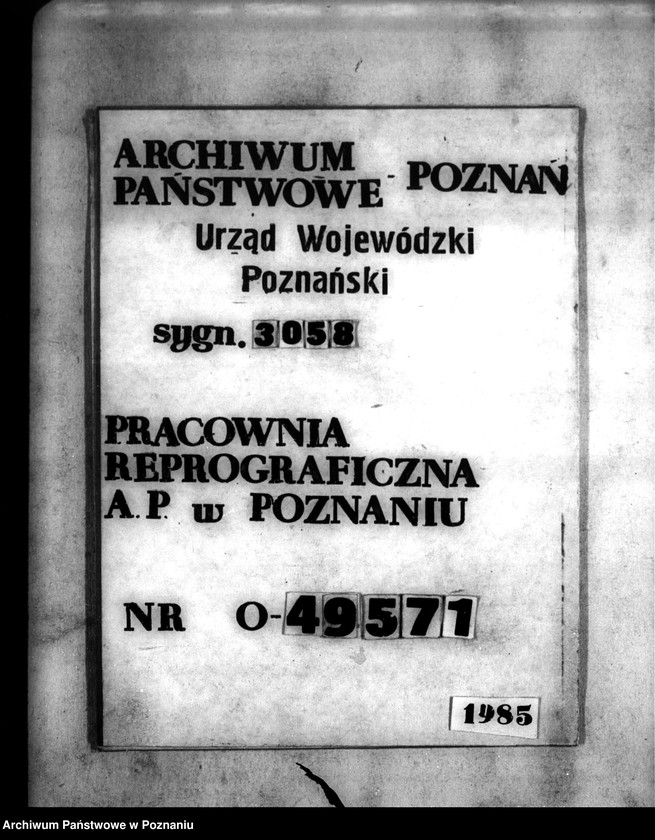 Obraz 1 z jednostki "Ostateczny rejestr pomiarowy majątku Stare powiatu wyrzyskiego"