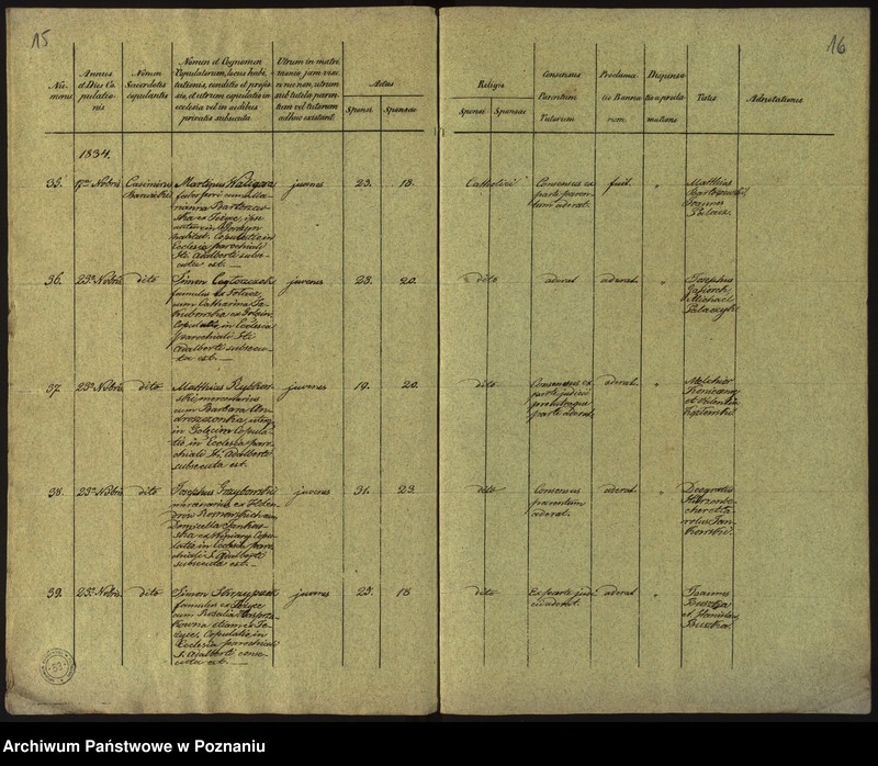 Obraz 11 z jednostki "Księga małżeństw"