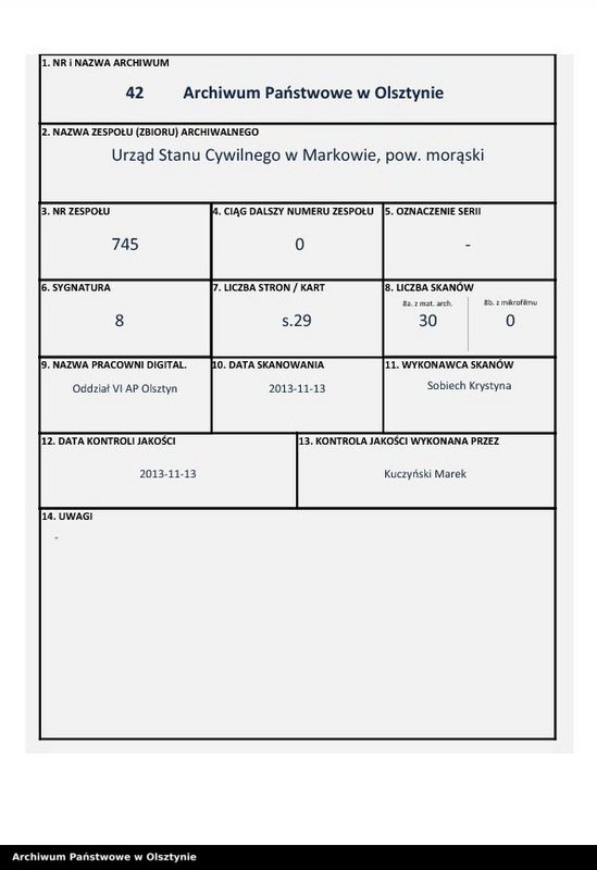 image.from.unit.number "Heiraths-Neben-Register Nr 1 - 14"