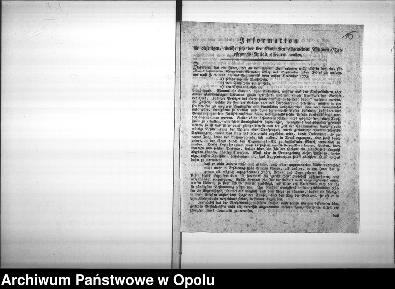 Obraz 14 z jednostki "Acta Generalia die Allgemeine Wittwen-Verpflegungs-Anstalt in Berlin, so wie die deshalb erlassenen Verordnungen und Bestimmungen, betreffend. Vol. I de anno 1818"