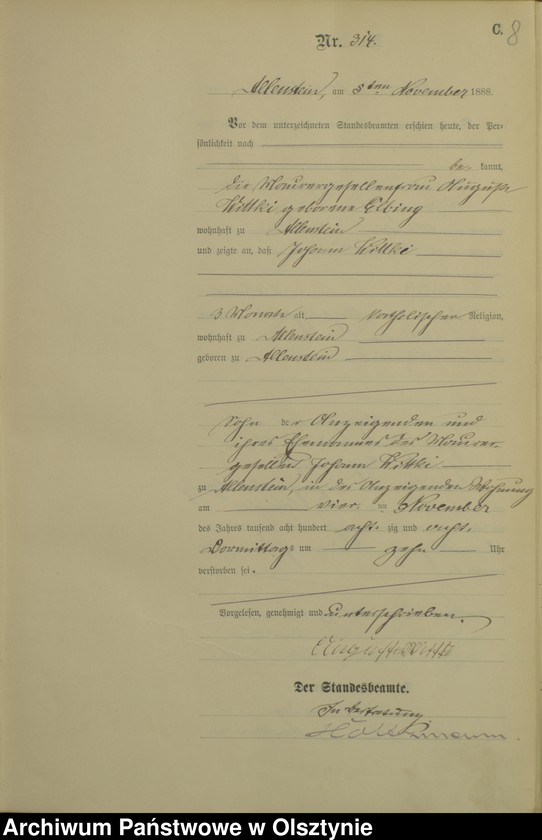 image.from.unit.number "Sterbe-Haupt-Register Tom II,Nr 308 - 394"