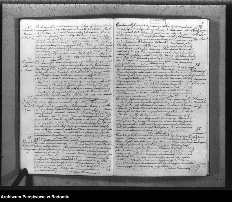 image.from.unit.number "[Duplikat akt urodzeń, małżeństw i zgonów parafii rzym.-kat. Głowaczów 1864 r.]"