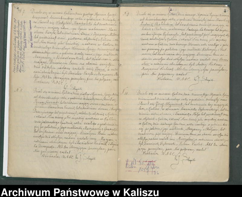 image.from.unit.number "Księga urodzeń, małżeństw i zgonów (duplikat) - tom I"