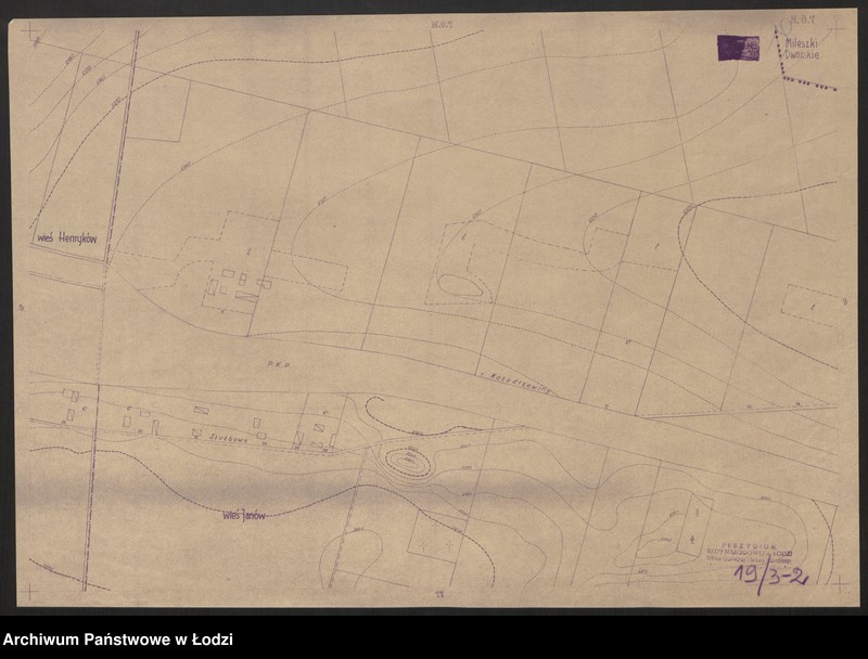 Obraz 2 z jednostki "Plan m. Łodzi 1:2000, odbitki. Sekcja SO 7"
