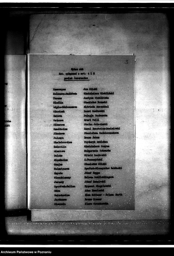 Obraz 7 z jednostki "Sprawy ogólne dotyczące wyłączeń z art.. 4 i 5 ustawy o wykonaniu reformy rolnej z terenu powiatu inowrocławskiego"