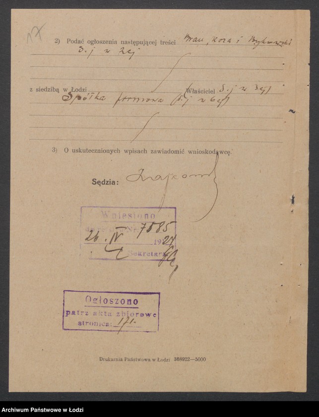 Obraz 19 z jednostki "Braun, Koza i Bykowski- sprzedaż manufaktury"