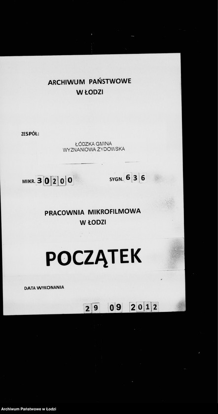 Obraz 1 z jednostki "Rejestr poborczy"