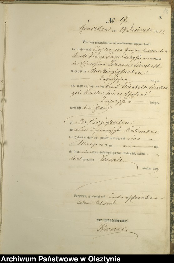 image.from.unit.number "Haupt-Geburts-Register Nr 1 - 19"