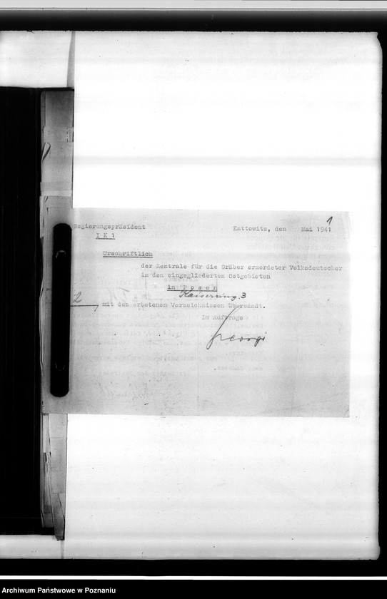 Obraz 5 z jednostki "Korespondencja w sprawie osób narodowości niemieckiej zaginionych w 1939 roku"