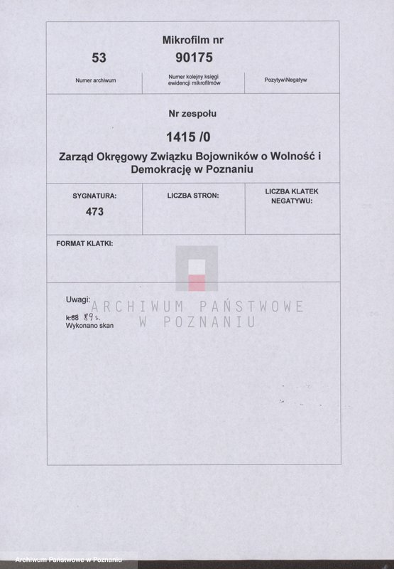 Obraz 2 z jednostki "Życiorysy powstańców wielkopolskich: S - tom l /Saberniak Tomasz - Sieradzki Piotr/."