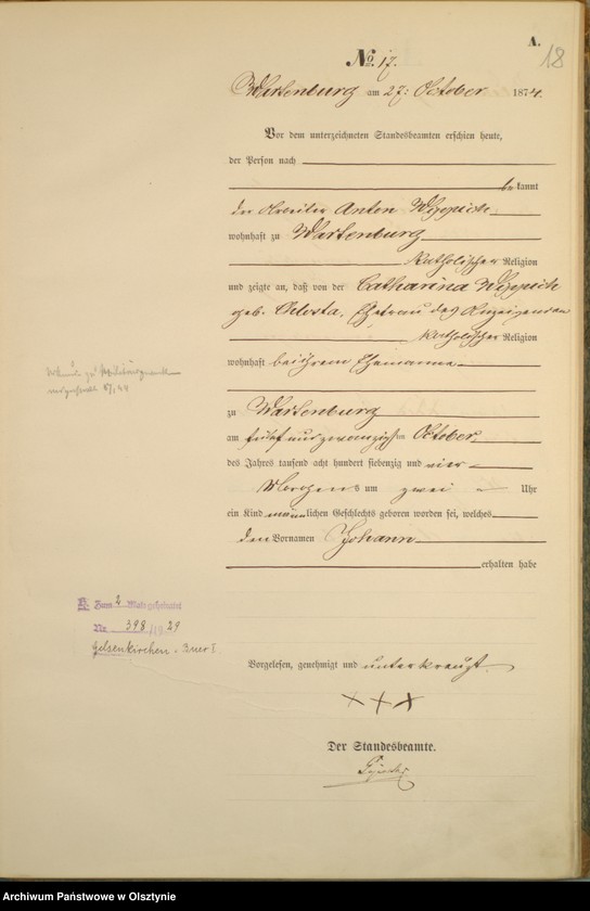 image.from.unit.number "Haupt-Geburts-Register Nr 1 - 51"