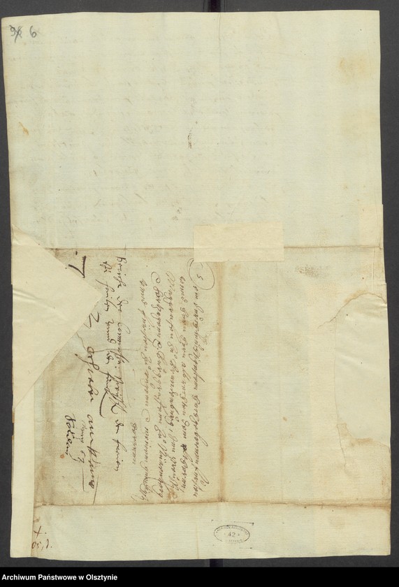 image.from.unit.number "Faulen [Ulnowo/Faulen - spor o wolny połów, karczmę, łany kościelne, ponowny obmiar majątku]"