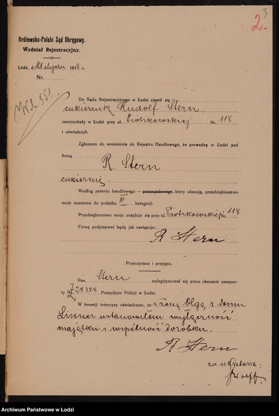 Obraz 5 z jednostki "Rudolf Stern- cukiernik"