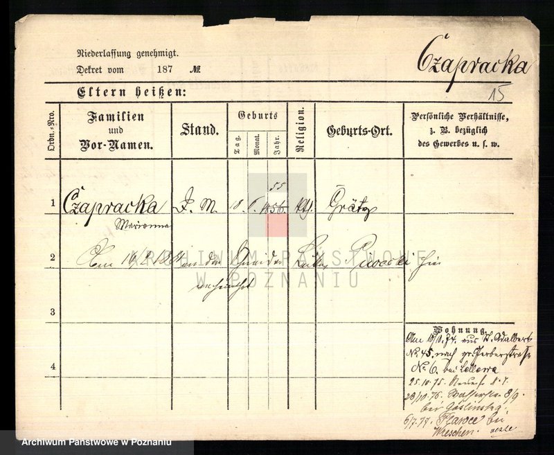 Obraz 17 z jednostki "Czapnik - Czarnecki"