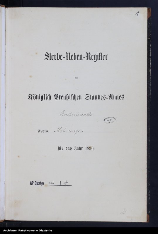 image.from.unit.number "Sterbe-Neben-Register Nr 1 - 43"