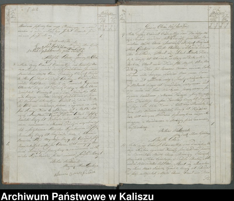 Obraz 8 z jednostki "Akta urodzenia w Parafii Chockiej"