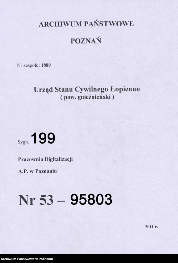 Obraz 1 z jednostki "Geburts-Nebenregister"