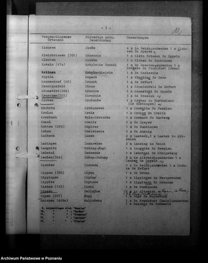 Obraz 16 z jednostki "Ortsnamenänderung - Kreis Sieradz"