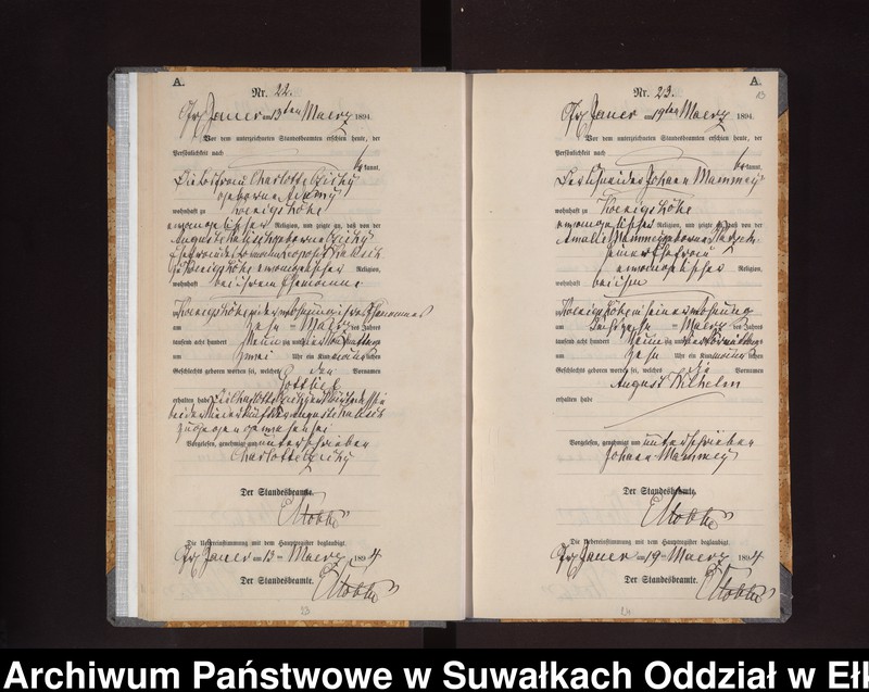 image.from.unit.number "Geburts-Neben-Register des Königlichen Preussischen Standes-Amtes Gr. Jauer Kreis Loetzen"