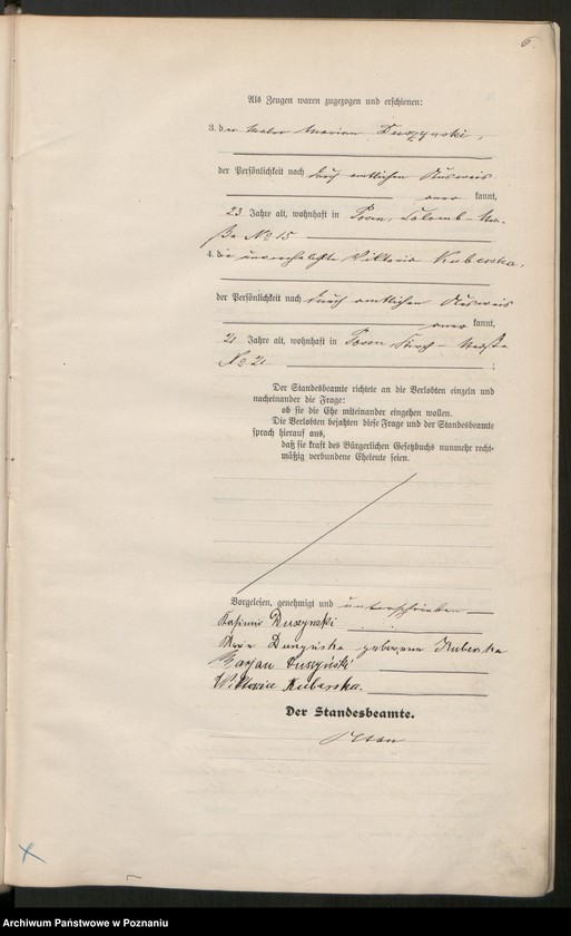 Obraz 7 z jednostki "Księga miejscowa małżeństw tom I [Rejestr główny małżeństw]"