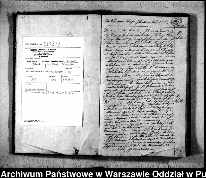image.from.unit.number "Akta urodzeń, małżeństw i zgonów"