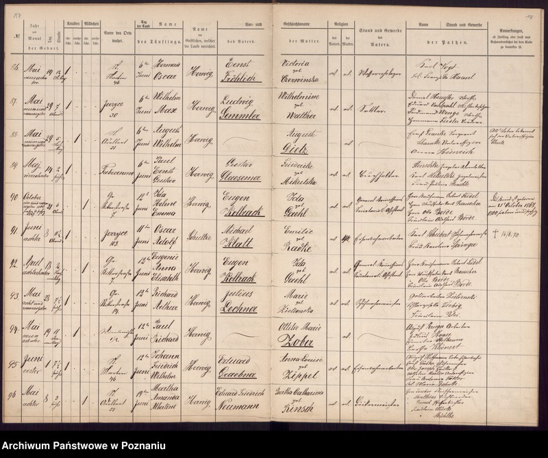 Obraz 11 z jednostki "[Akta urodzeń i chrztów, ślubów, zgonów]"