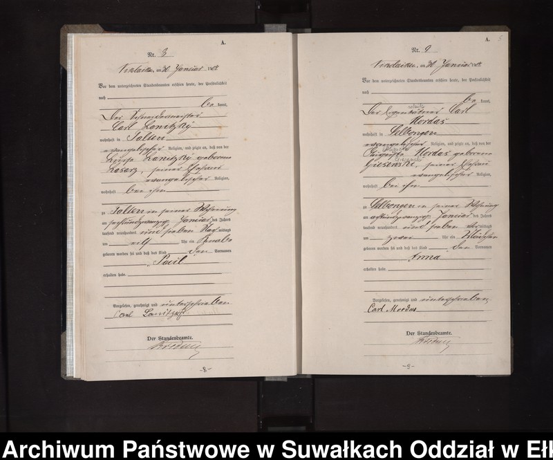 image.from.unit.number "Geburts-Haupt-Register des Königlichen Preussischen Standes-Amtes Nikolaiken Kreis Sensburg"